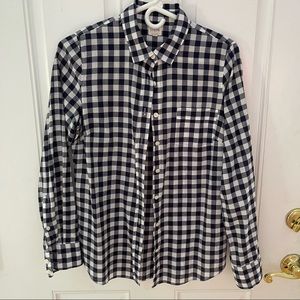 J. Crew small checkered top